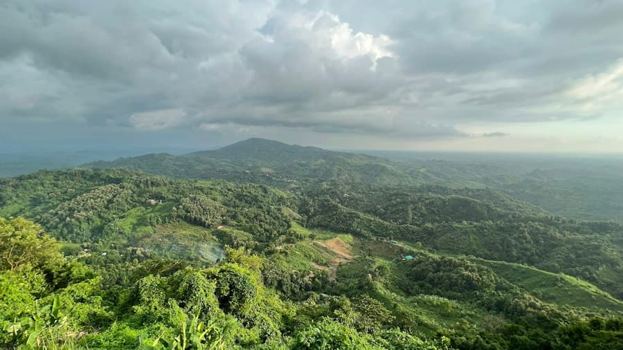 Green hills of Sajek Valley